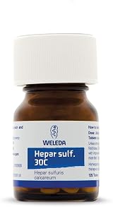 Weleda Hepar Sulphuris 30C 125 Tablets – Homeopathic Remedy Pack view 2