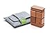 8 Piece Tegu Pocket Pouch Magnetic Wooden Block Set, Mahogany