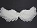 W Fashion shop Children Show Angel Feathered Wings White Angel Wings & Headband Halo