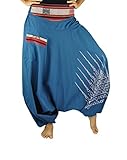 virblatt harem pants unisex Aladdin pants alternative clothing S-L – Gao Yord blue