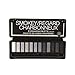 BYS Smokey Eyeshadow Palette Tin (with French Translation) with Mirror Double Ended Applicator and Blender Highly Pigmented 12 Matte & Metallic Shades