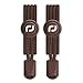 RJ-Sport Elastic No Tie Shoelaces - Quick to Install No Tie Shoelaces for Adult (Number 022 - Brown with Pattern)
