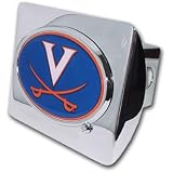 Indiana University Hoosiers Chrome Trailer Hitch Cover - NCAA Emblem, Fits Standard 2-Inch Receiver
