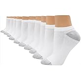 24/7tm Cotton of Pakistan 12-pack White Gray Soft & Durable Low-Cut Socks Size 10-13
