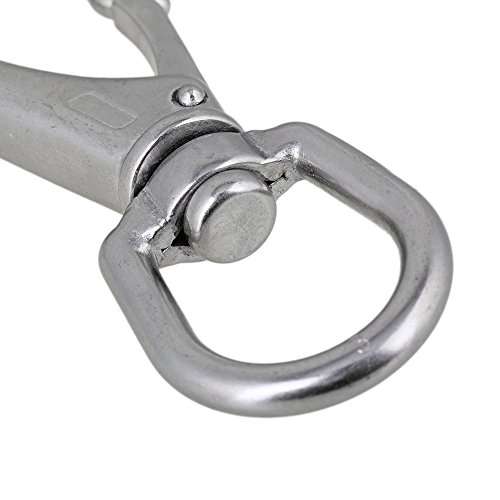 image for CNBTR Silver 304 Stainless Steel Boat Marine Pet Chains Keychains Swiv