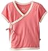 Babysoy Unisex Baby Short Sleeve Wrap Around Kimono Tee Shirt