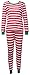 Women Men Christmas Sleepwear Long Sleeve Striped Pants Pajamas Set