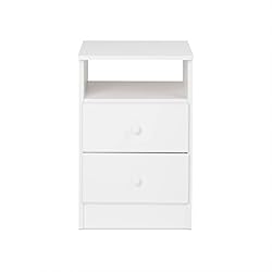 Prepac Astrid Simplistic Nightstand Side Table with