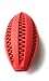Healthy Teeth Interactive Dog Toy Chew Red Toothbrush Alternative All Natural Brushing Bouncy Durable Rubber Ball For Dogs Massage Teeth Gums (Red)