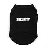Cotton Black Pet Dog Puppy Cat T-Shirt Clothes with Letters Vest Apparel Costume (XS)