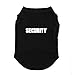 Cotton Black Pet Dog Puppy Cat T-Shirt Clothes with Letters Vest Apparel Costume (XS)