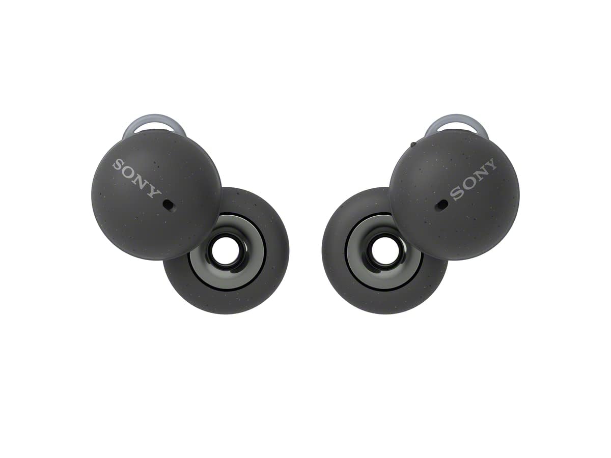Sony LinkBuds Truly Wireless Earbud Headphones with an Open-Ring Design for Ambient Sounds and Alexa Built-in, Bluetooth Ear Buds Compatible with iPhone and Android, Gray