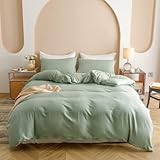Weigelia Sage Green Comforter Queen Waffle