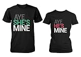 Aye She's Mine, Aye He's Mine Cute Matching Couple Shirts - Valentine's Day gift