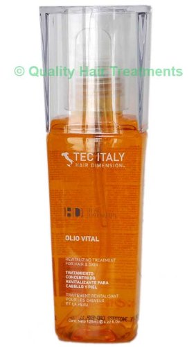 Tec Italy Olio Vital Revitalizing Treatment for Hair & Skin 4.22 oz by Tec Italy