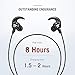 Bluetooth Headphones, TaoTronics Sweatproof Wireless Earphones, IPX6 Waterproof Sports Headphones with 8 Hour Playtime, Bluetooth 4.2 & Magnetic Earbuds, Lightweight Bluetooth Headphones for Running