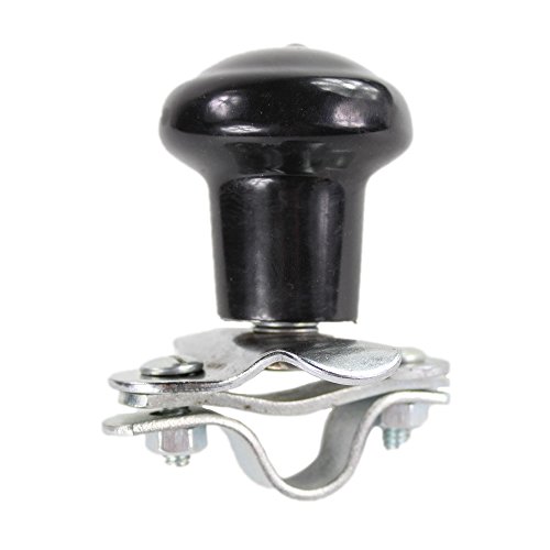 Black Wheel Spinner for Forklifts, Tractors, Lawn Mowers & More, E-5A6BL