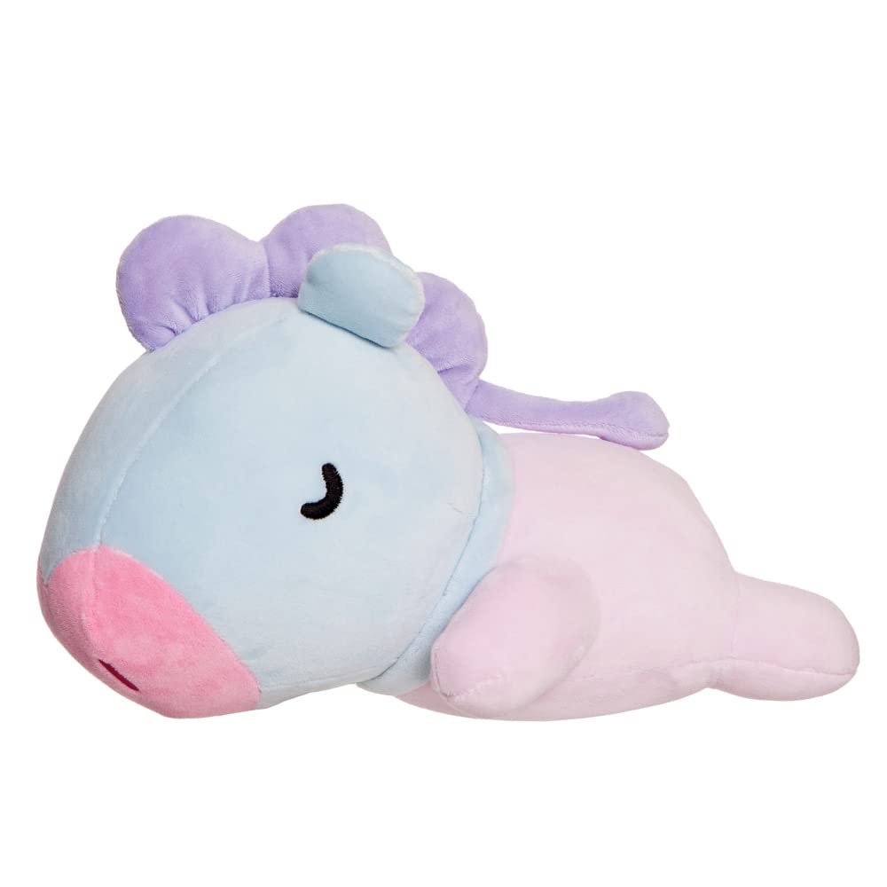AURORA - BT21 Official Merchandise, MANG Baby Mini Pillow Cushion, Soft Toy, Blue & Purple