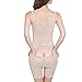 Shymay Women's Mid Thigh Bodysuit Tummy Control Waist Slimming Full Body Girdle
