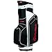 TaylorMade 2017 Golf Bag TM Cart 5.0 Bag, Black/White/Red