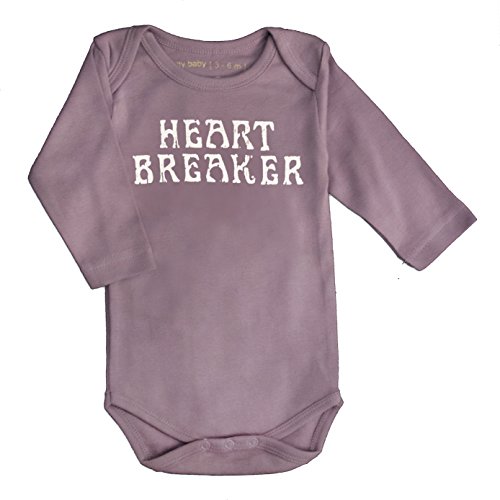 Punkster Baby Girl's HEARTBREAKER LS Punksie 12-18M Lavender