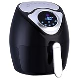 Air Fryer, Ejoyous Multi-function Electric Air Fryer with Rapid Air Circulation Technology and Time /Temperature Control LED Display,2.6L 1300W (Air fryer)