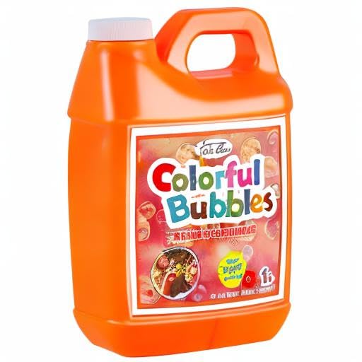 Lulu Home Concentrated Bubble Solution, 1 L/ 33.8 OZ Refill for Bubble Machines, Giant Wands, and Blowers - Up to 2.5 Gallons for Kids' Birthday Parties