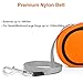 Fairwin Retractable Dog Leash, 16ft Dog Walking Leash with One Button Control and Ergonomic Hand Grip for Medium/Small Dogs(Orange-Black, 5M/16ft)