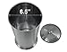 LDR 164 6466BN Freestanding Extra Toilet Paper Canister for Single Double and Extra Large Rolls Brushed Nickel Finish