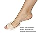 Toe Socks for Women No Show,Ball of Foot Cushons with Toe Sleeve Relief Pain Blister for Boots High Heel Sneaker Sandals (2 Pair Beige)