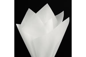 PMLAND Premium Gift Wrapping Tissue Paper White Color 100 Sheets 20×15 Inches Bulk for Gift Bags Crafts Packaging Decorations Weddings Holidays Parties