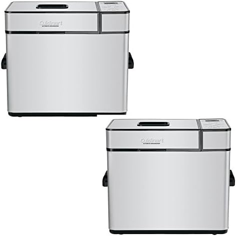 Cuisinart Stainless Steel Countertop Bread Maker - Model: CBK-100 - 2 Pack Gift Bundle