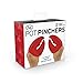 Genuine Fred Pot Pinchers Silicone Pot Holders,Red