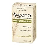 Aveeno Gentle Moisturizing Bar Facial Cleanser with Nourishing Oat for Dry Skin, Fragrance-free, Dye-Free, Soap-Free, 3.5 oz (Pack of 6)