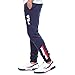 Fila Men's Callum Fleece Pants, Navy, Chinese Red, White, L