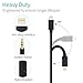 Kimwood Aux Cord for iPhone, Braided 3ft Aux Stereo Cable for iPhone 7/7+/8/8+/X and Other Devices with Lightning Connector (Aux Cable)