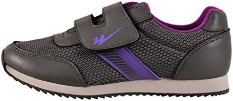 DOUBLESTAR MR Women's Slip-Resistant Hook and Loop Walking Shoes,Wide Width