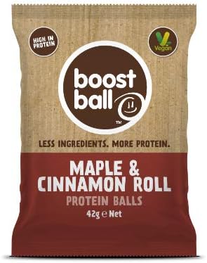 Boostball | Maple & Cinnamon Roll Protein Ball | 1 x 42g (UK)