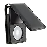 Leather Style Flip Case for 80/120/160 Gb Ipod Classic (Black)