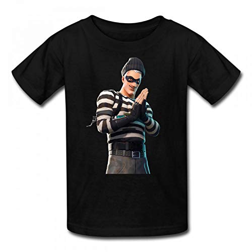 DSFCASJD Boys'T-Shirt Cotton Boy Girl Children Kids Party Fortnite Print Birthday Gift Short Sleeve T-Shirt Clothes - XS