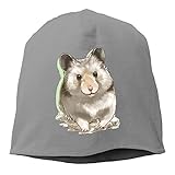 Kla Ju Woman Skull Cap Beanie Hamster Picture