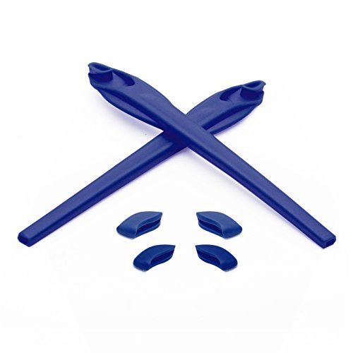 Replacement Earsocks & Nosepieces Kits for Oakley Flak 2.0/2.0 XL Sunglasses (Deep Blue, 0)