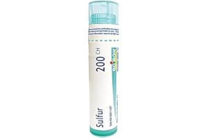 Boiron Sulfur 200ch,Homeopathic medicine. Each tube contains 4 g (approximately 80 pellets)