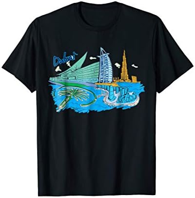 Dubai UAE T Shirt - Souvenir City of Dubai T-Shirt Gift