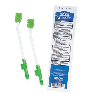 Single Use Suction Swab System with Perox-A-Mintreg; Solution-NA - Pack of 2