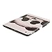 Dteck iPad 2 Case, iPad 3 Case, iPad 4 Case, Stylish New Printed PU Leather Kickstand Wallet Case with Money Holder/Card Slot Design Magnetic Shell Flip Covers for Apple iPad 2 3 4,Cute Panda