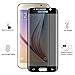 [Updated Version] Galaxy S6 Edge Plus Screen Protector, Privacy Tempered Glass Screen Protector Anti-Spy Full Coverage Screen Guard for Sumsung Galaxy S6 Edge Plus- Lifetime Replacement [Black]