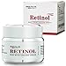 Retinol Cream For Face, Neck, Décolleté And Eye Area For Men And Woman W/Hyaluronic Acid, Vitamin E, Green Tea, Fights The Appearance Of Wrinkles, First Results in 5 Weeks, Made in Canada, Best Formula to Reduce Wrinkles, Puffy Eyes And Dark Circle