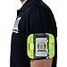 2 Pack - High Visibility Bright Neon Armband ID Card Badge Holders - Secure Top Loading with Adjustable Elastic Band - HI VIS Arm Bands for Work or Ski Passes by Specialist ID (Yellow)