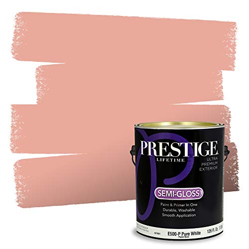 PRESTIGE Paints Exterior Paint and Primer In One, 1-Gallon, Semi-Gloss, Compara…